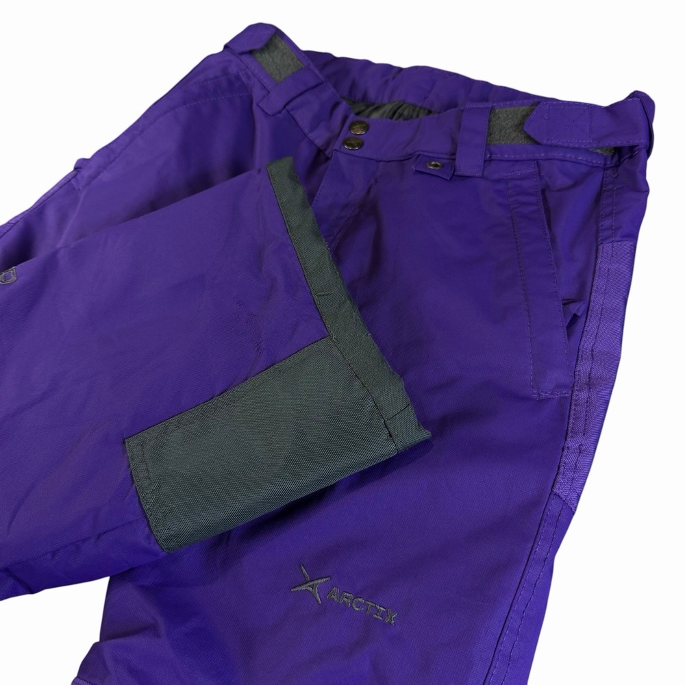Arctix Kids Girls Youth Reinforced Snow Ski Winter Pants Purple Medium 10/12
